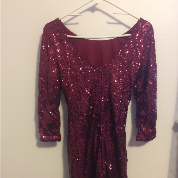 Red Sparkly Dress - Picture 3 of 3